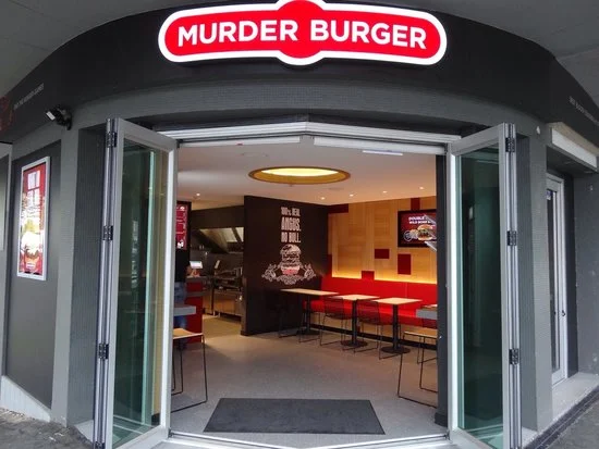 Murder Burger Restaurant Enterance