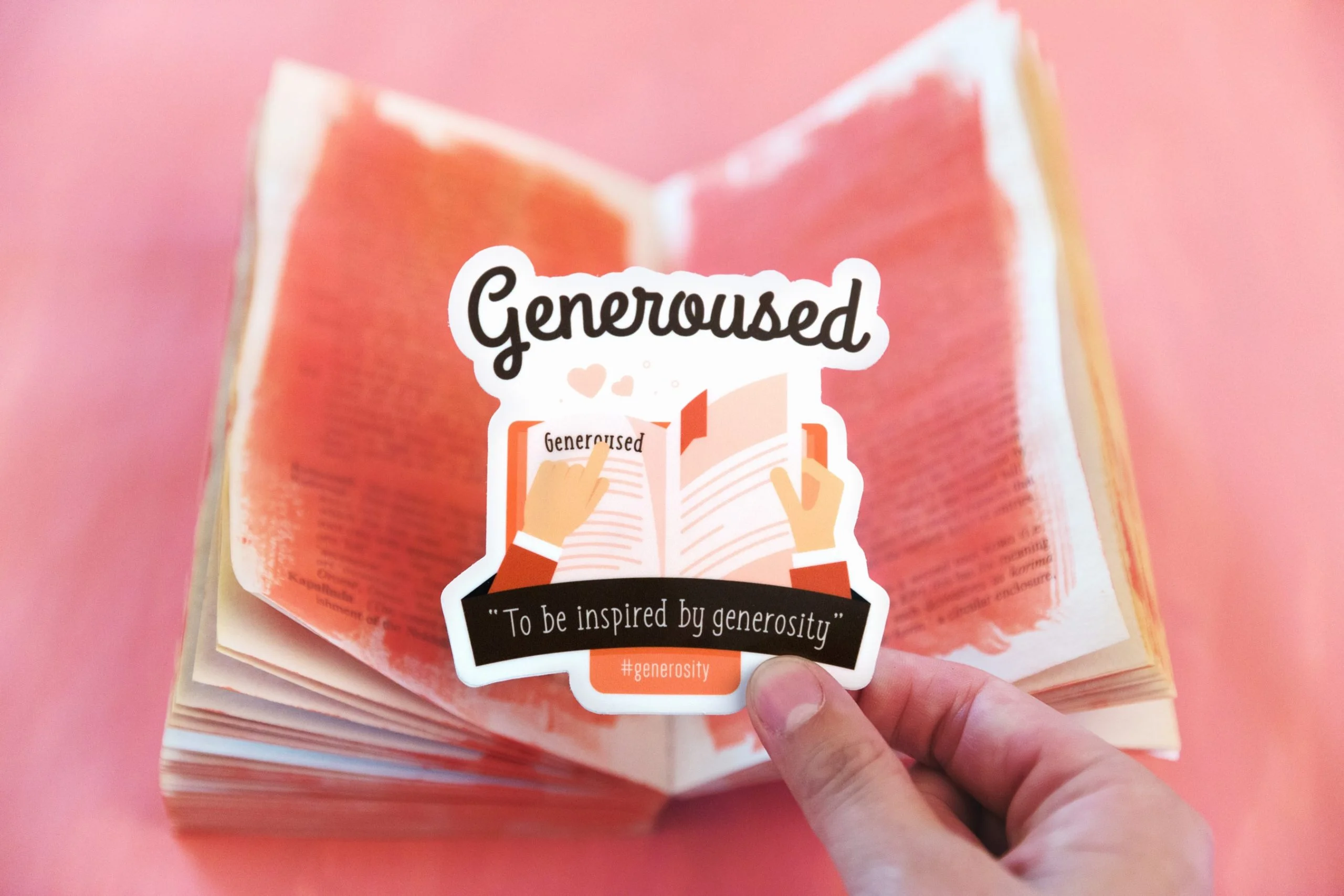 Generous and Inspiring Orange Pop-Up Card