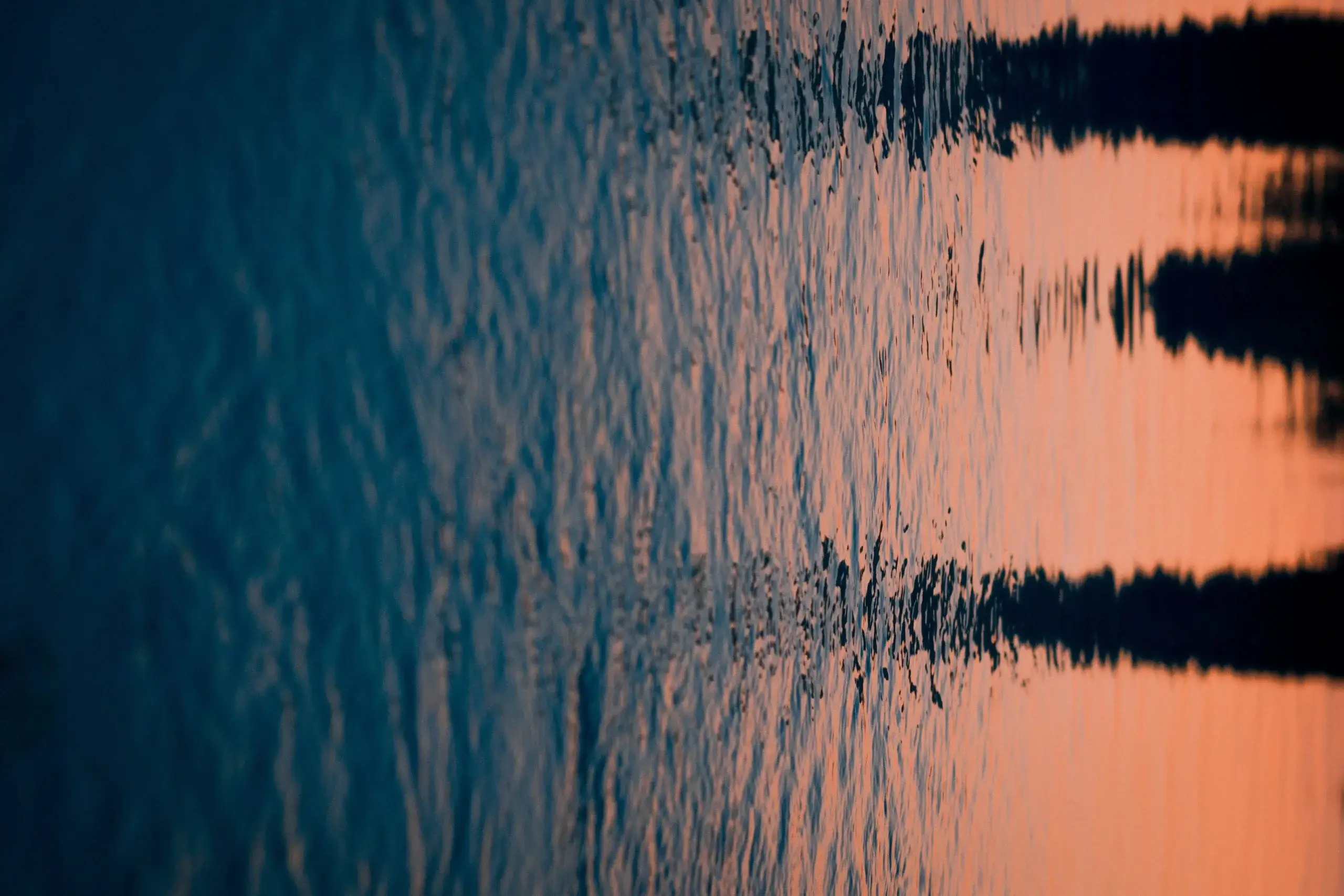 Sunset Reflection on Water Surface