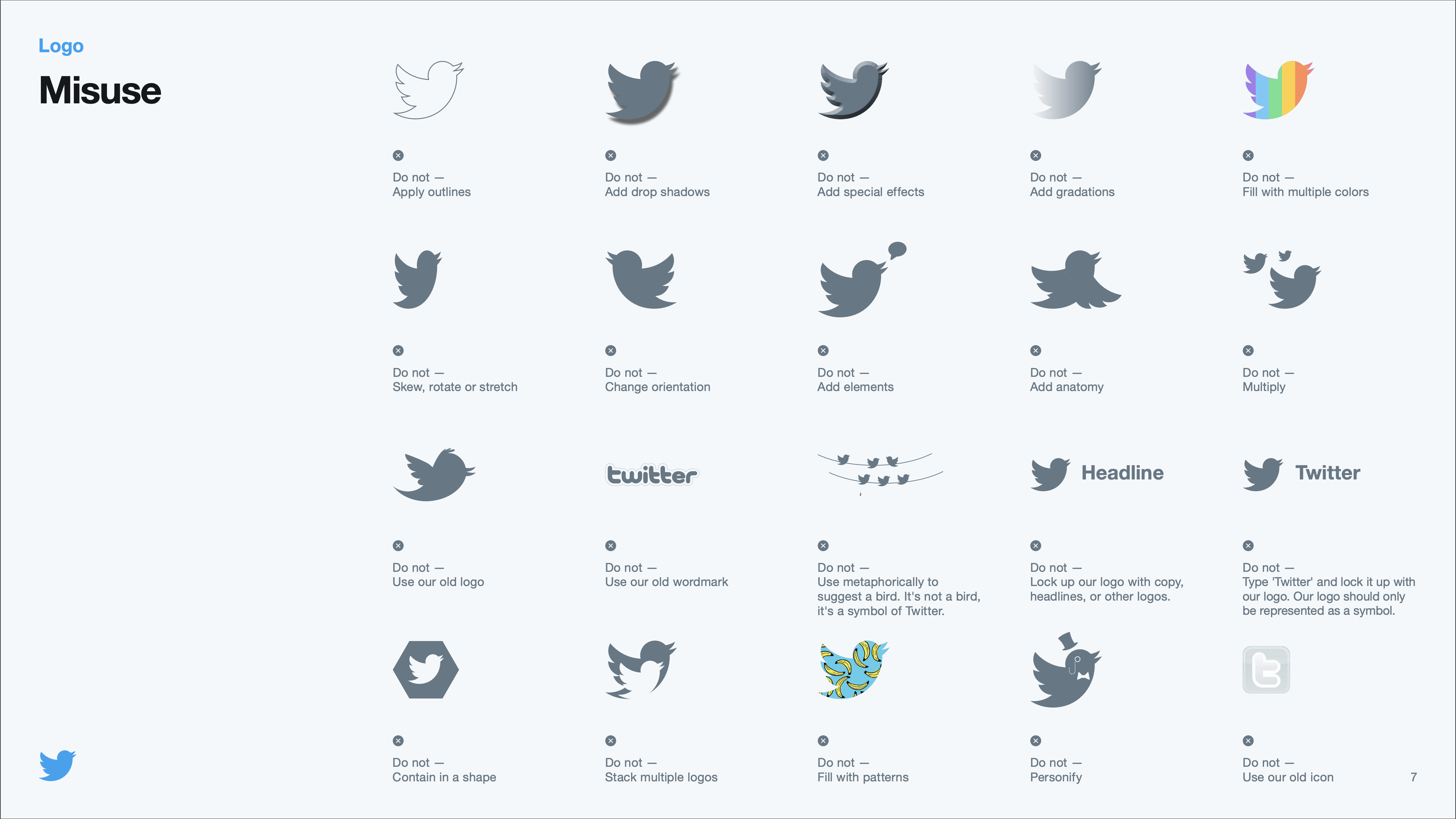 Twitter Logo Guidelines