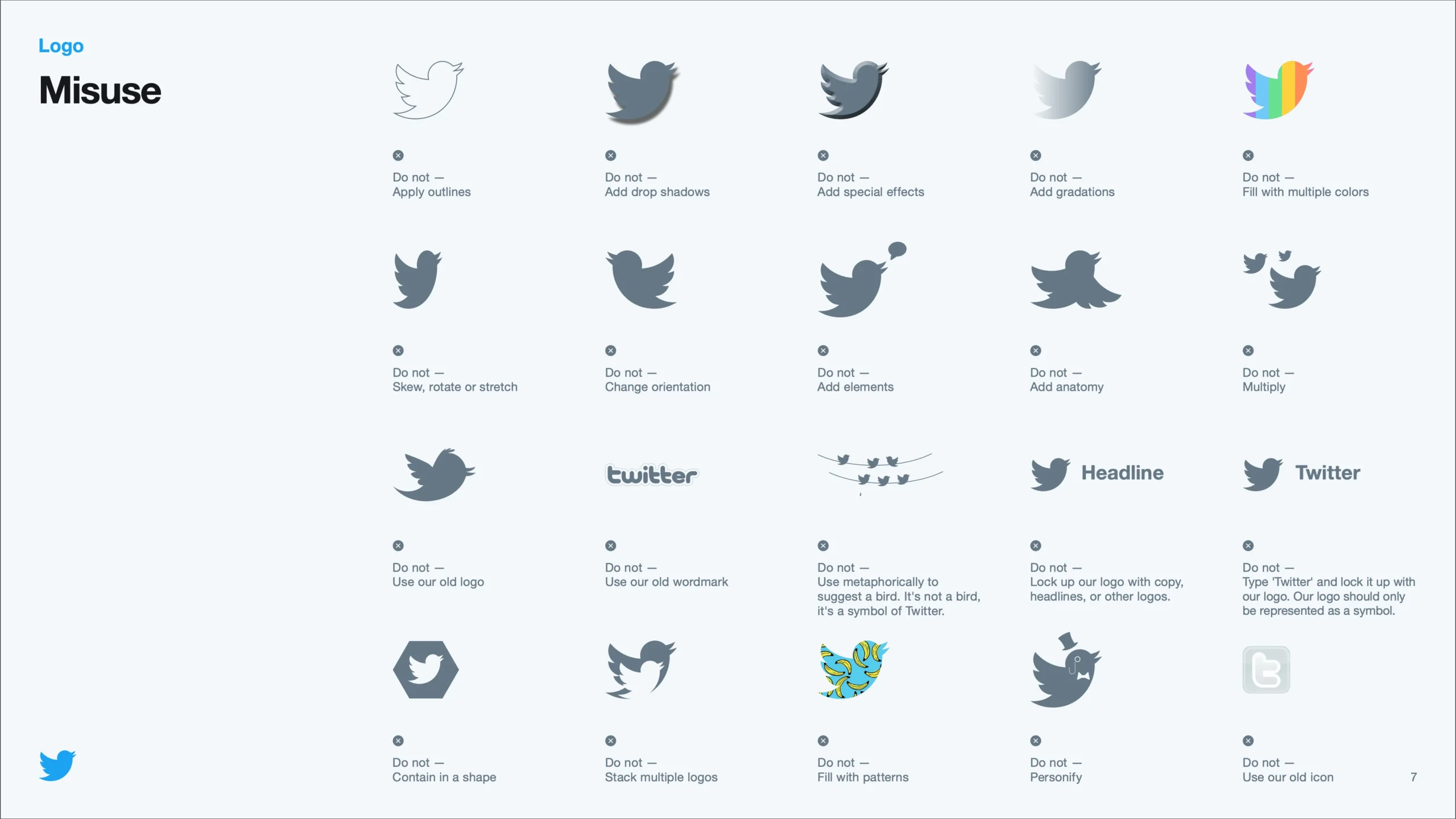 Twitter Logo Guidelines