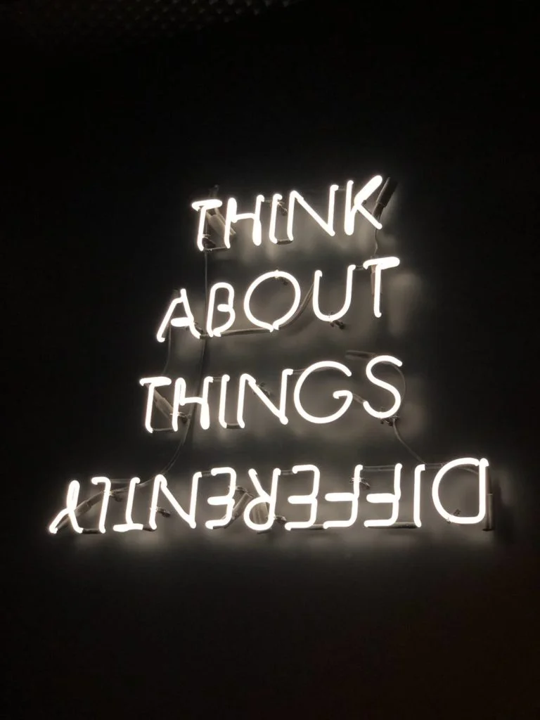 Upside Down motivational Neon Light Sign