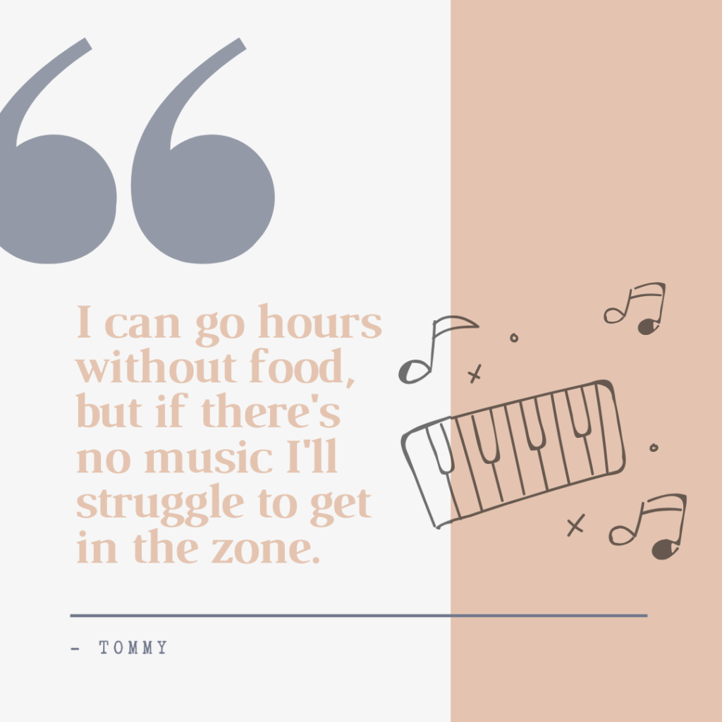 Inspiring Quote of Music by Tommy